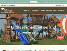 Tablet Screenshot of kidscreations.com